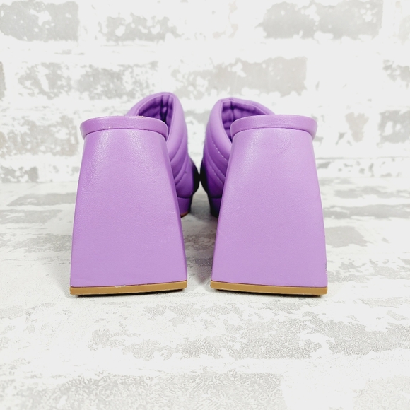 NEW Circus by Sam Edelman Marlie Purple Open Toe Slide Platform Sandals F219 - Picture 6 of 10